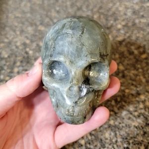 Labradorite Skull